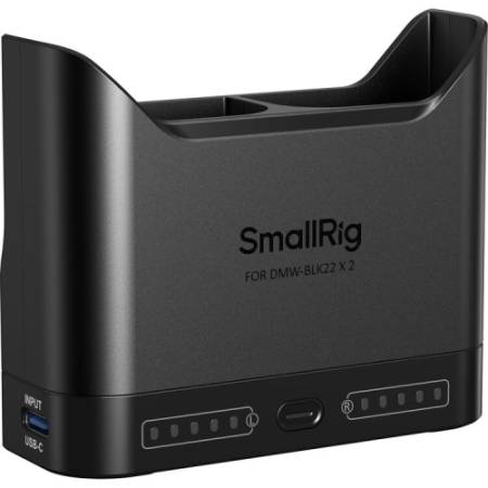 SmallRig 5492 - dwukanałowa ładowarka do akumulatorów Panasonic DMW-BLK2 (USB-C PD 22.5W)